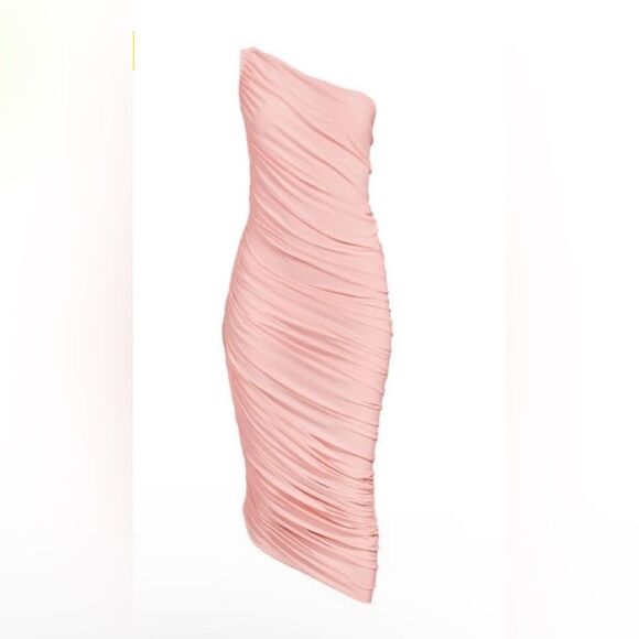 NORMA KAMALI Diana Ruched Midi Dress - Picture 6 of 9